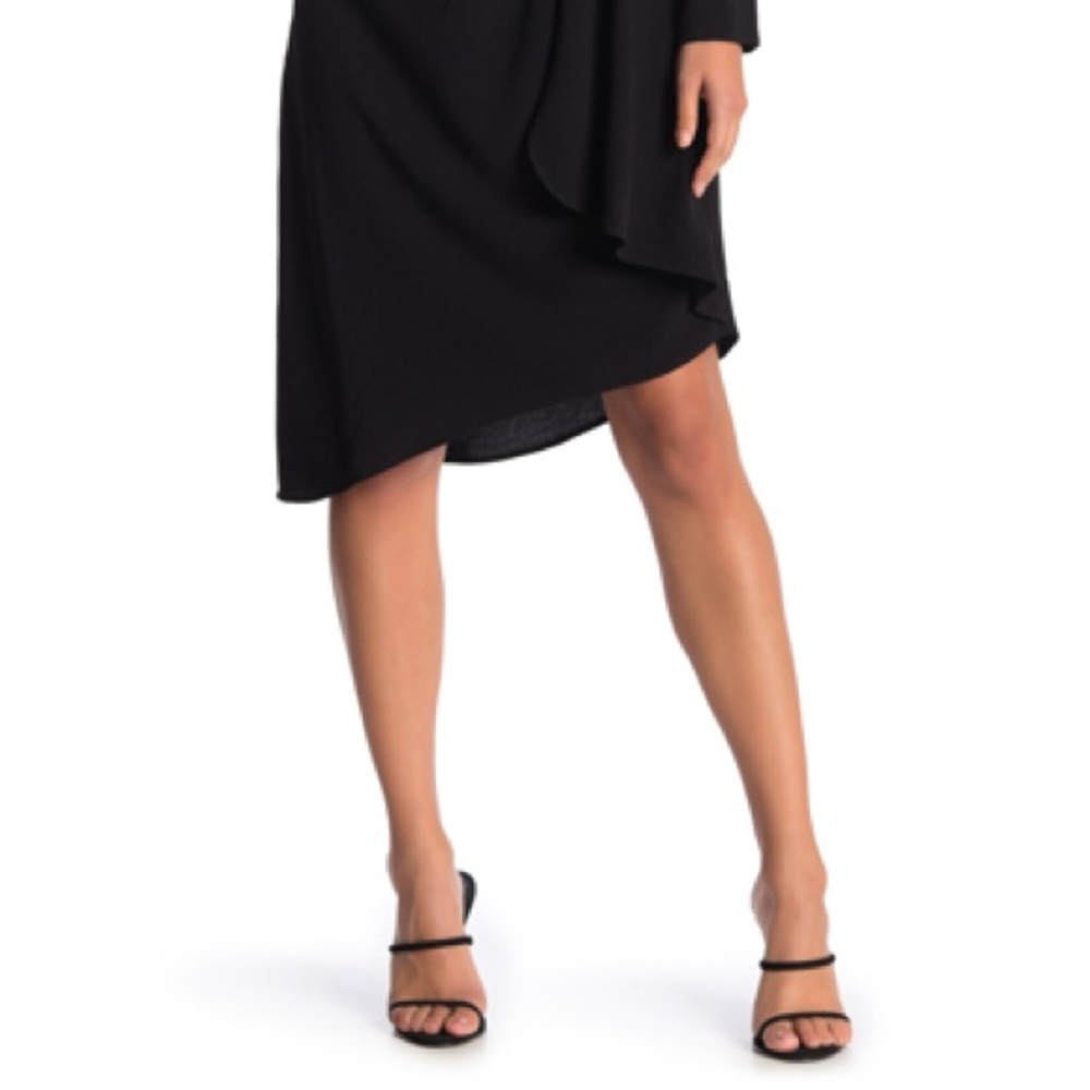 NWT Julia Jordan Black Crepe Dress Size 12 - Picture 4 of 8